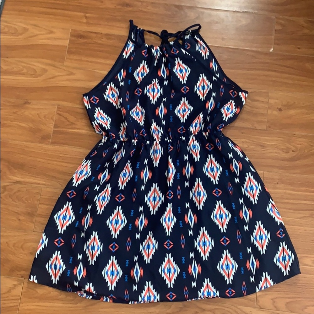 Printed Halter neck Dress size Medium